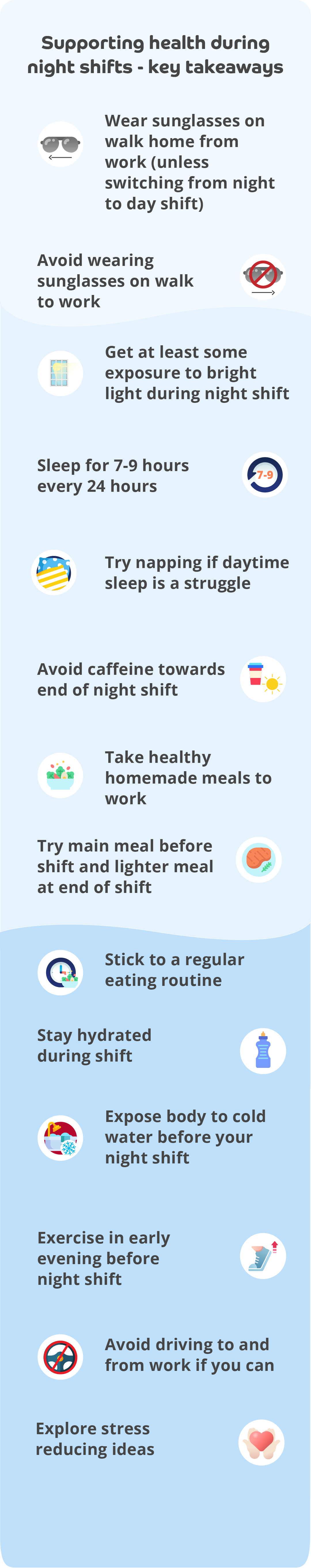 4 Healthy eating tips for night-shift workers