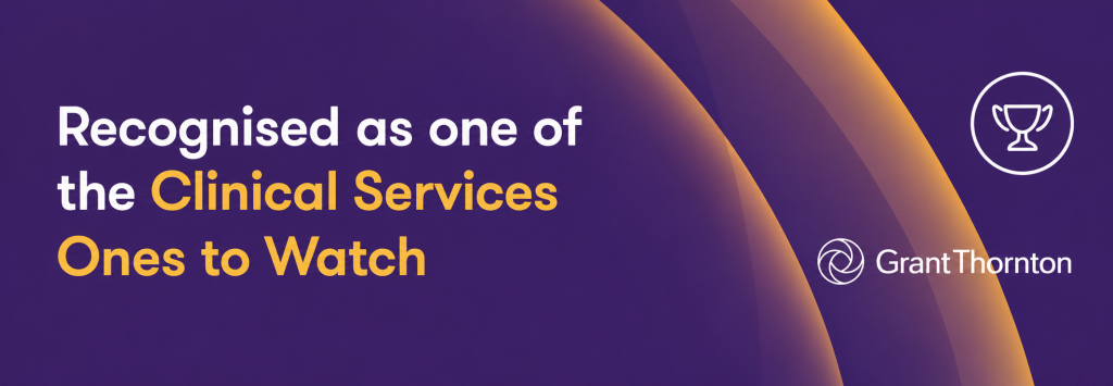 Recognised as one of the Clinical Services Ones to Watch